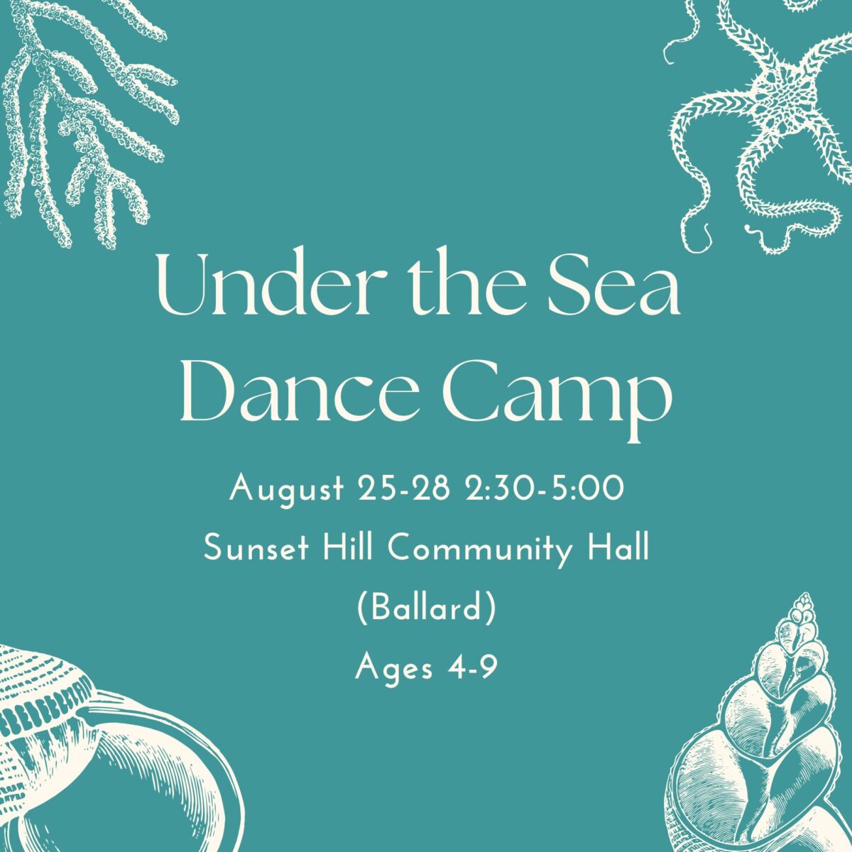 Sky Blue Vintage Under the Sea Invitation (3)