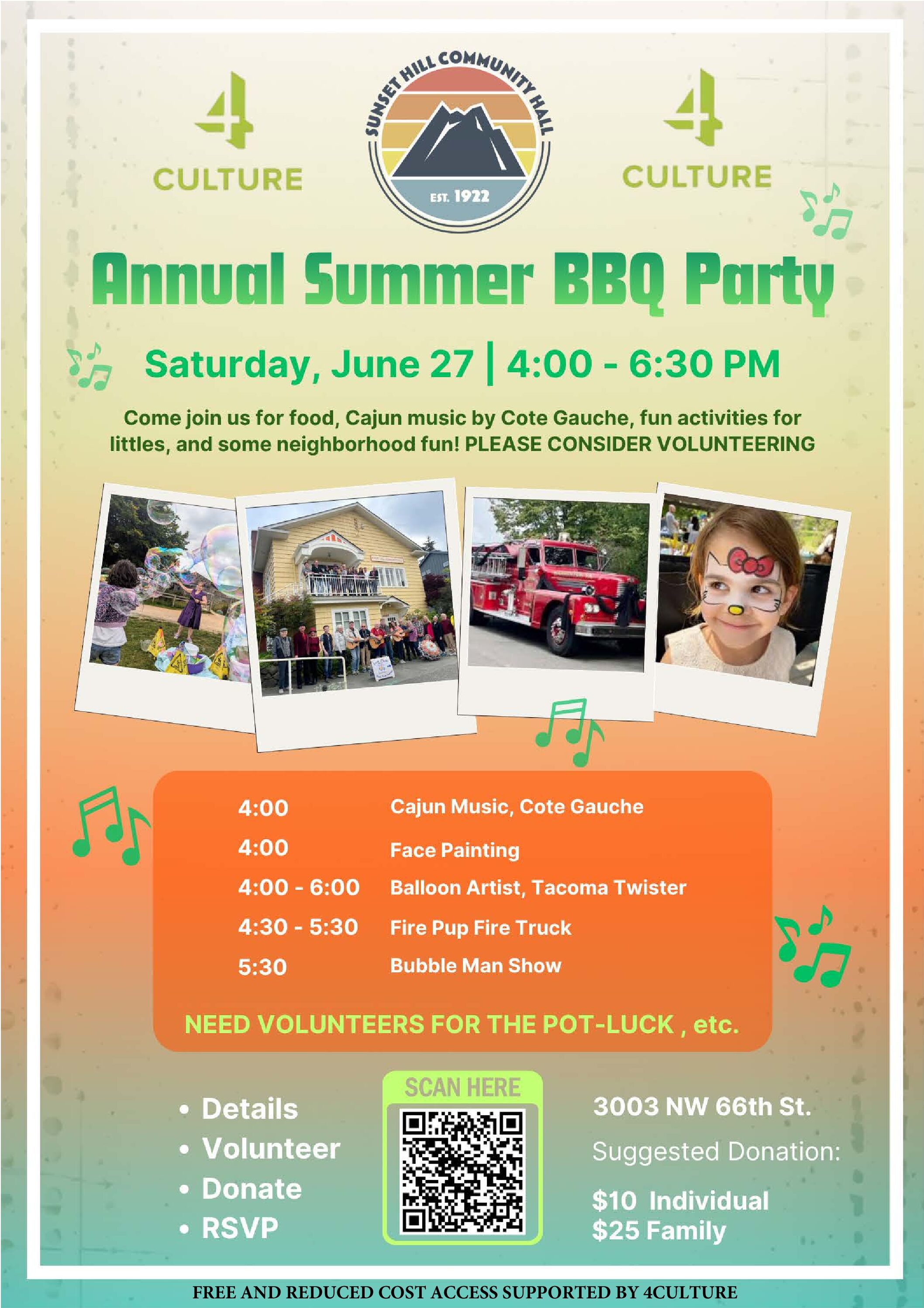 Annual Summer BBQ Saturday June 27!