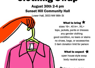 Plus-sized Clothing Swap Sunday Augst 30!